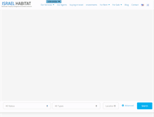 Tablet Screenshot of israelhabitat.com